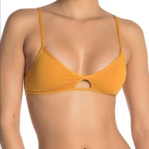 L space bronze bikini top